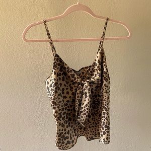 A&F Satin Leopard print Tank 🐆